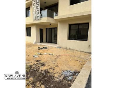 Apartment Ground with Garden - 3 bedrooms - fully finished - in Badya Palm Hills compound