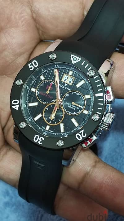 EDOX Class One Chrono Offshore Big Date Men's Quartz Watch