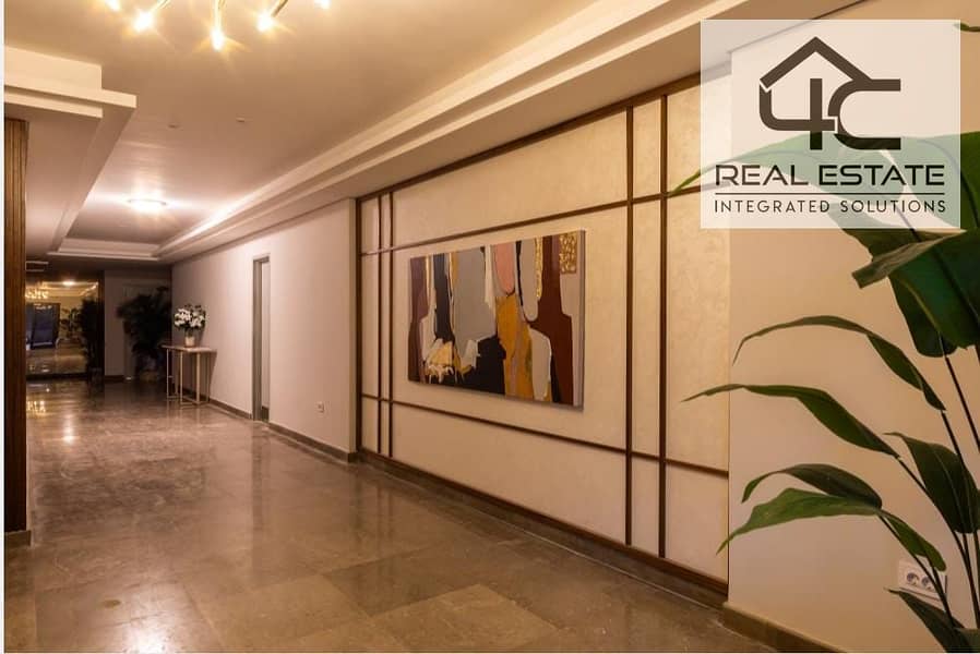 Apartment 179 m fully finished with Ac. s for sale with down payment and instalment in prime location in Zed east new cairo compound delivery 2027 0