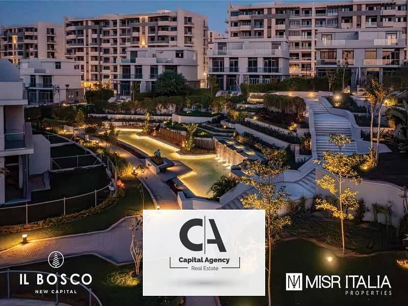 With a 5% down payment I own a two-bedroom apartment for sale Ready To move in the heart of the capital In Bosco Compound 0