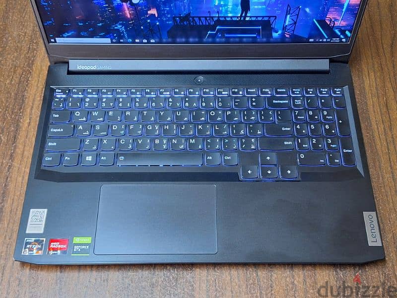 لابتوب Lenovo ideapad gaming 3 Ryzen 7 4800H GTX 1650 4G 1