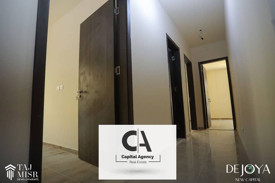 With a down payment of 320 thousand, own a 3-bedroom apartment in the New Capital, next to the American University_Prime Location_in Taj Misr_De Joya 0