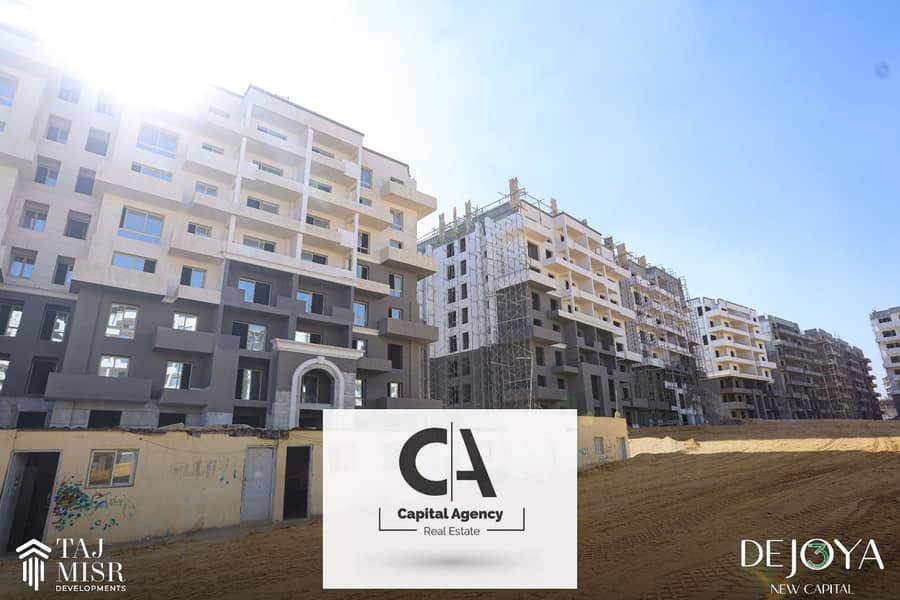 With a 5% down payment, own a 3-bedroom apartment in the New Capital, in a prime location next to the American University _ in Tag Misr _ De joya 0