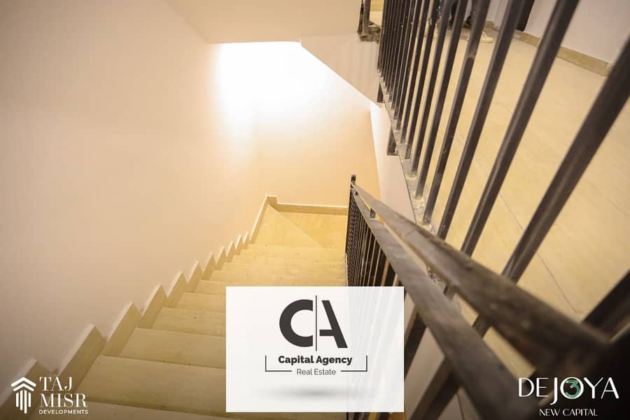 Own a 3 room apartment with a private terrace in the New Capital next to the American University with a 5% down payment in Launch Tag Misr _De Joya 0