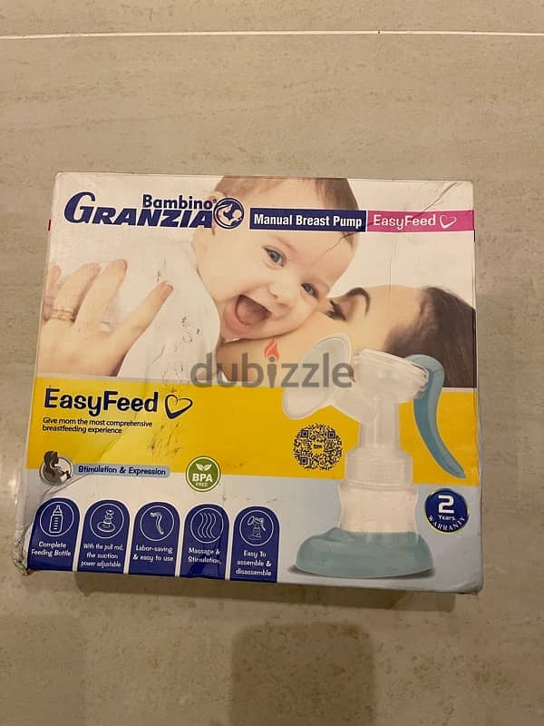 granzia manual breast pump 0