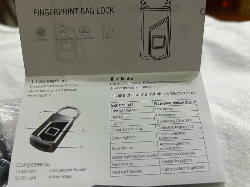 Security Fingerprint Lock 3