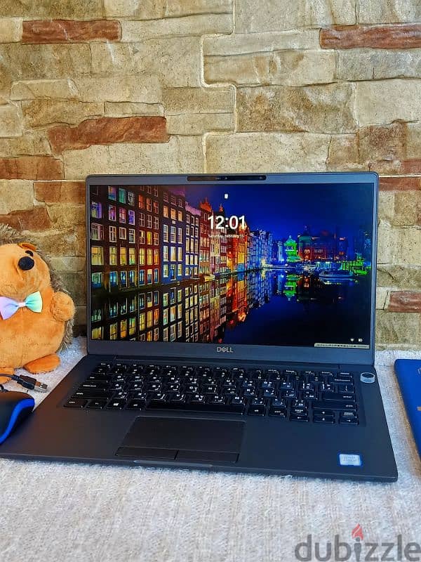 أشيك لابتوب تاتش Core I7 الجيل الثامن Dell FHD ips 14" | بكل مشتملاتة 10