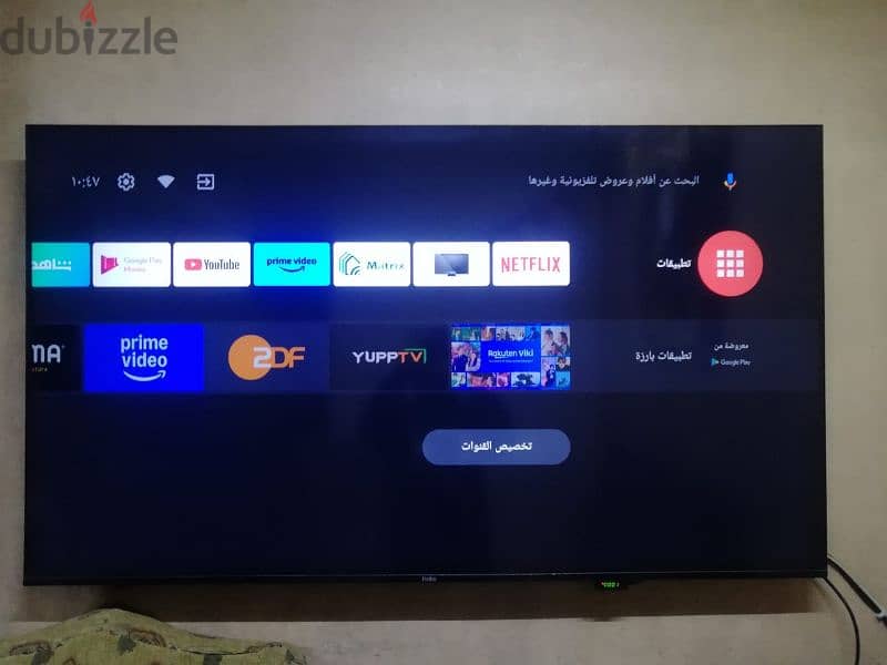 شاشه Haier 65 بوصه أسمارت androidtv أوامر صوتيه 1