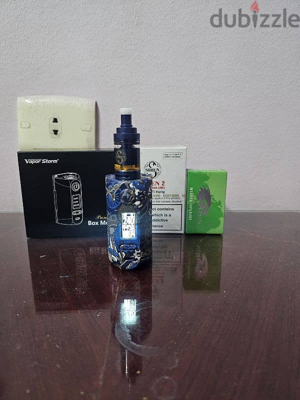 Vape kit: New Mod Puma 200W + Siren V2 tank + 2 Batteries 0