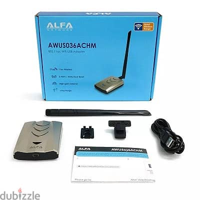 ALFA AWUS036ACHM 802.11ac Dual Band High Power Mediatek MT7610U WiFi U 0