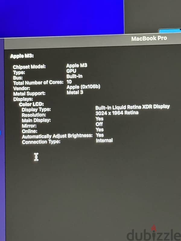 MacBook Pro 14 inch M3 512 98% 3