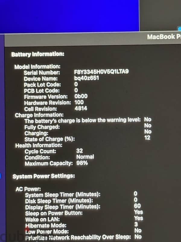 MacBook Pro 14 inch M3 512 98% 4