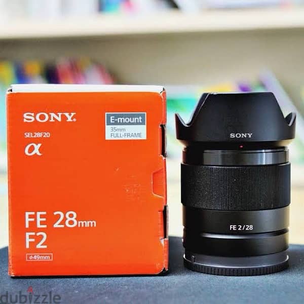 ‏Sony FE 28mm F2 1