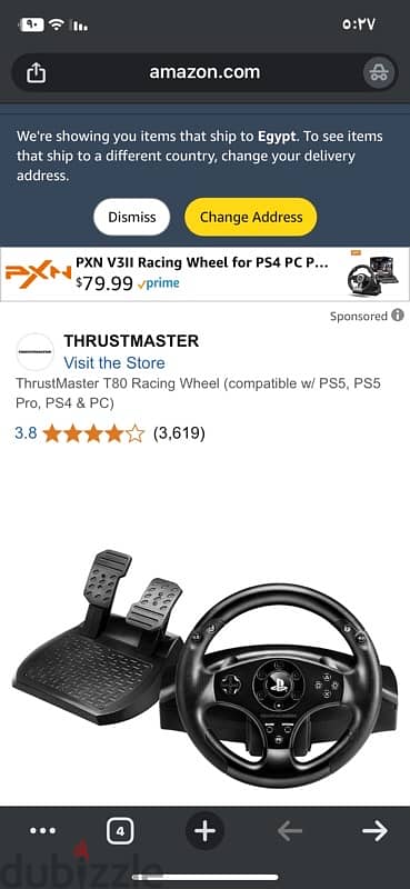 thrustmaster t 80 racing wheel 1