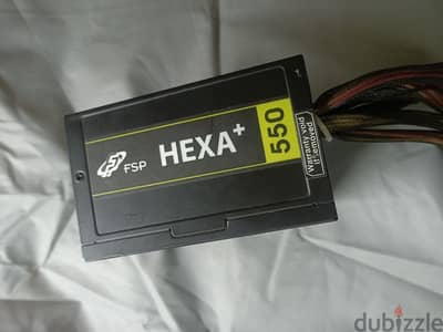 power supply 550w hexa +80 plus