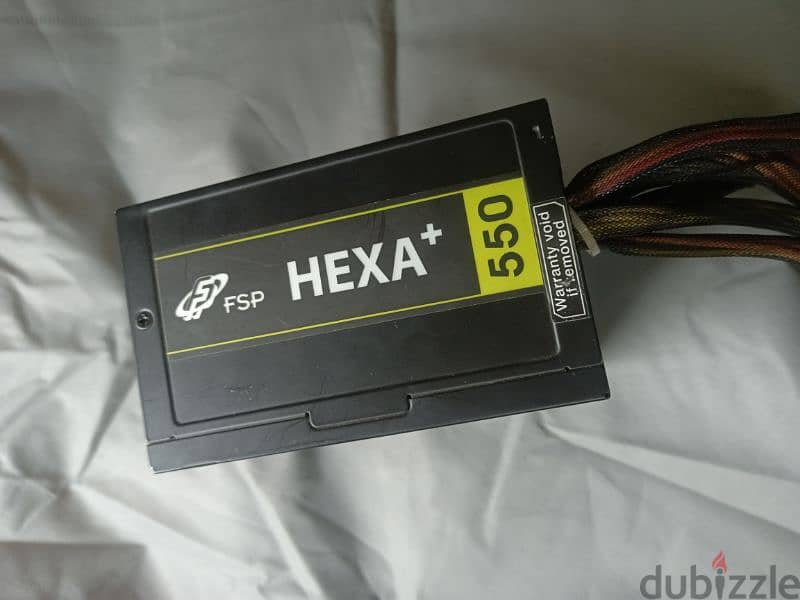 power supply 550w hexa +80 plus 0