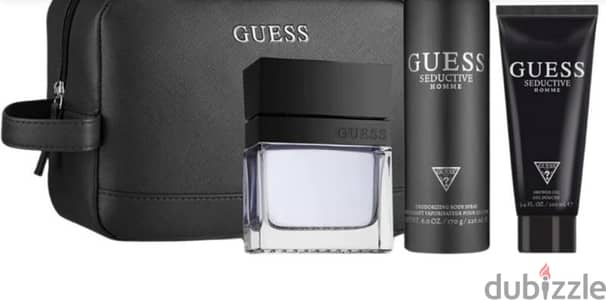 مجموعه جيس سيدكتيف هوم guess seductive homme كاملة بالحقيبة