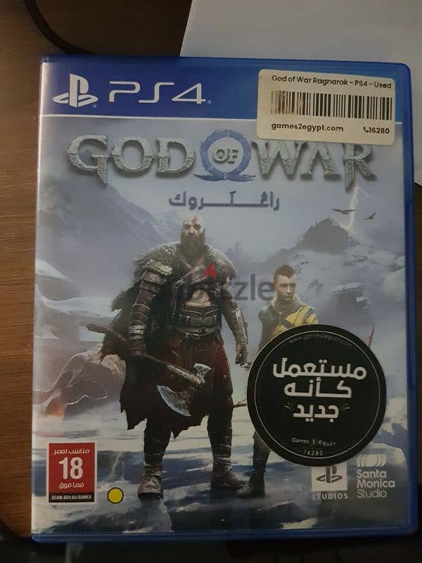 GOW Ragnarok راغناروك - راجناروك ps4 0