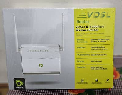 راوتر اتصالات Vdsl2 N-4 300 port wireless  (DSL 224)