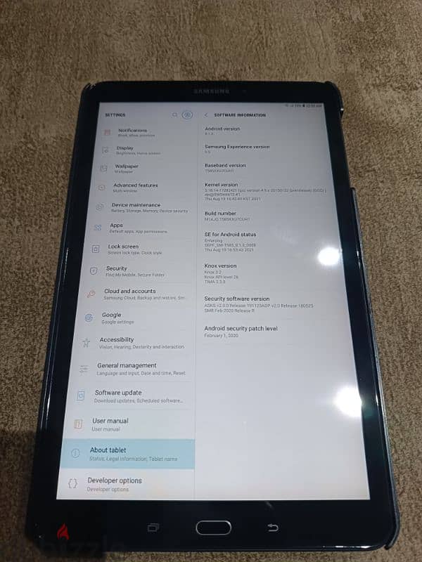 Samsung tablet A6 3