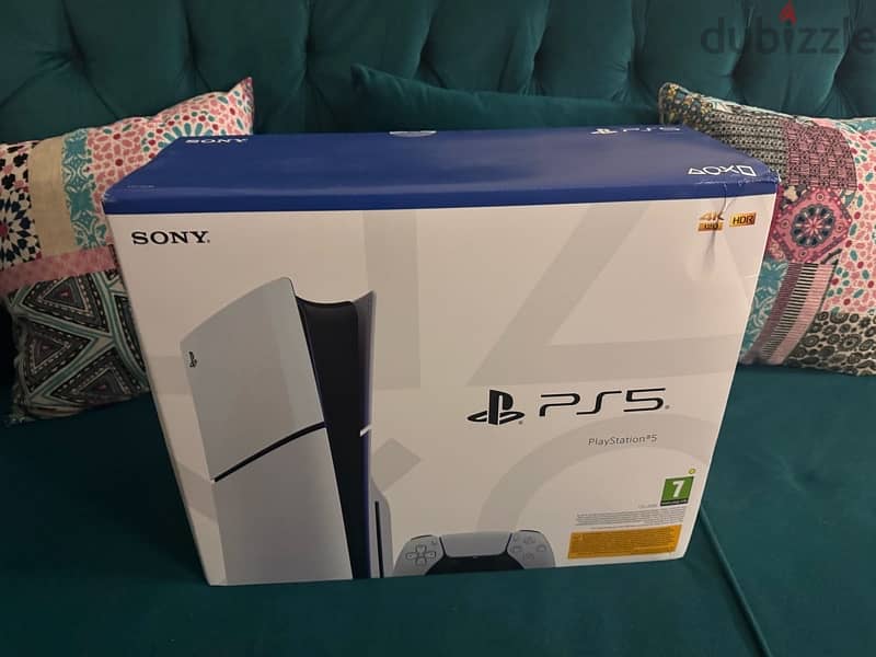 ps5 slim 1tera جديد متبرشم 0