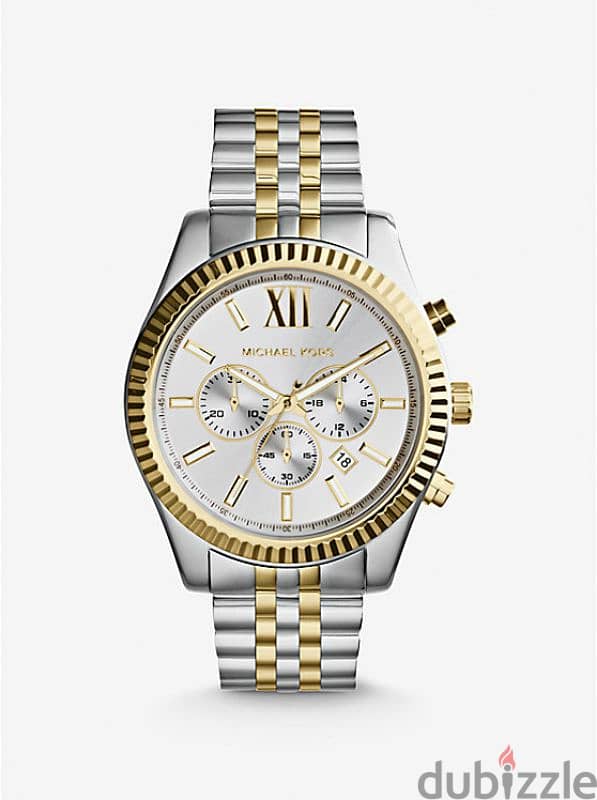 Michael Kors Oversized Lexington Two-Tone Watch 0