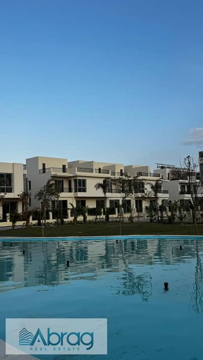 For sale, a twin house villa, immediate delivery, with facilities, Lac Ville Compound, Sheikh Zayed