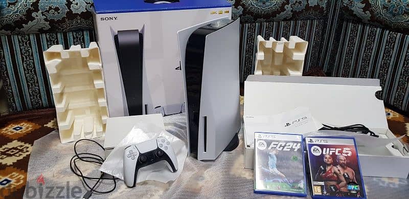 ps 5 used like new with box and one controller 1