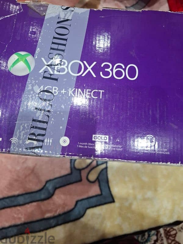 xbox 360 4 GB + kinchet 1