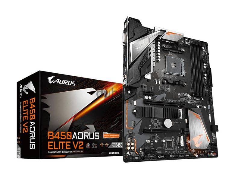 GIGABYTE B450 AORUS ELITE V2 AM4 AMD B450 ATX AMD Motherboard 2