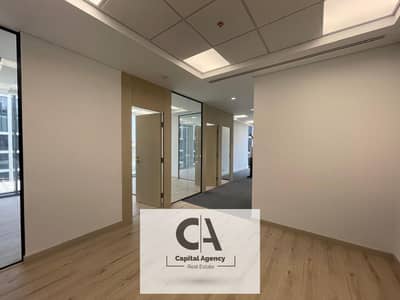 fully finished admin office 151m with Ac's for sale in cfc - New Cairo