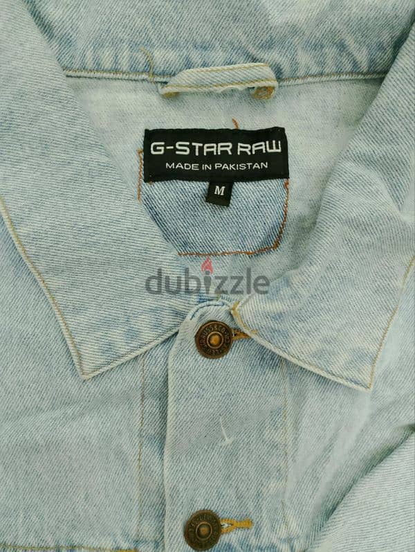 جاكت جينز  رجالي ثلجي من  G-STAR RAW 0