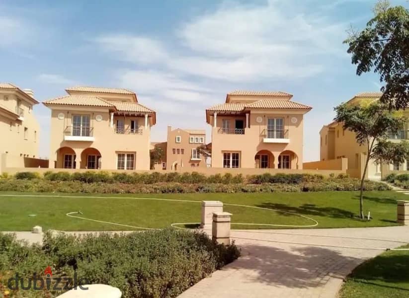 Twin Villa for Sale with Installments at Garden Lakes, Next to Al-Jazira Club and Palm Hills 0