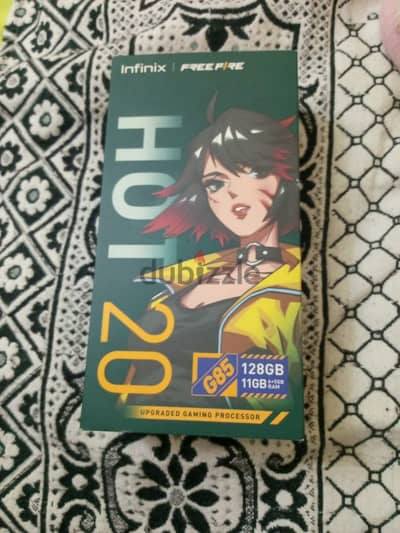 موبايل Infinix hot 20 مساحة 128  الرامات 6