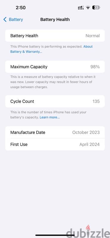 للبيع ايفون ١٥ برو ماكس  I phone 15 pro max 2