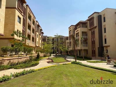 For sale apartment 208m in Green 5 Compound mabany Idris 6 October Bahri semi-finished ready to move