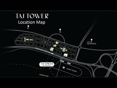 استثمر بالطابق الأرضي في قلب الـ CBD بأيقونة العاصمة الجديدة–Taj Tower