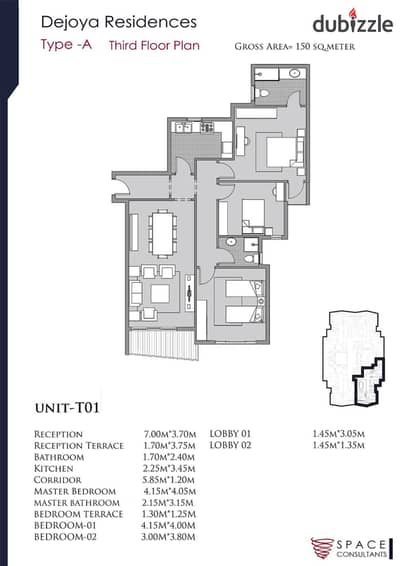 Apartment area 150 m . 5% down payment for up to 10 years.