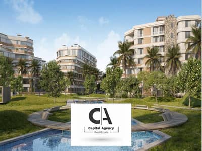 With a special cash discount an apartment for sale in Bloomfields Compound with Tatweer Misr - or 5% down payment and installments over 10 years