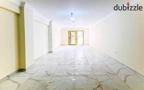 Apartment for rent 180 m Saba Pasha (steps from Abu Qir Street) Suitable for residential or administrative purposes