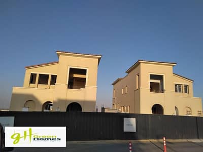 Upgraded Finished Twin House for Sale in Uptown Cairo - Prime Location