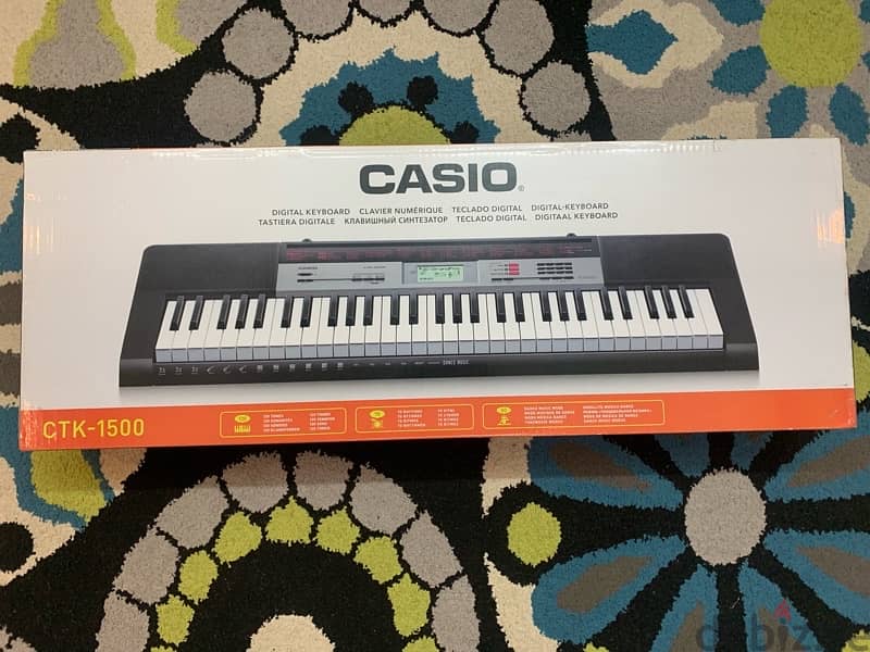 Casio CTK-1500 Digital Piano Keyboard 0