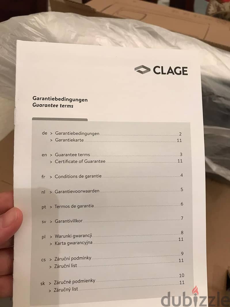 Brand new Clage DEX12 Next 4