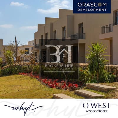 دوبلكس بحري تشطيب كامل موقع مميز للبيع  أويست O West Club Residence  6th of October