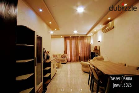 Apartment for rent 120m furnished and finished in Jawar Sheikh Zayed Compound