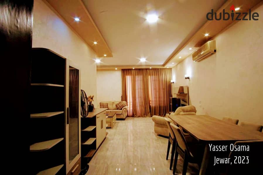 Apartment for rent 120m furnished and finished in Jawar Sheikh Zayed Compound 0