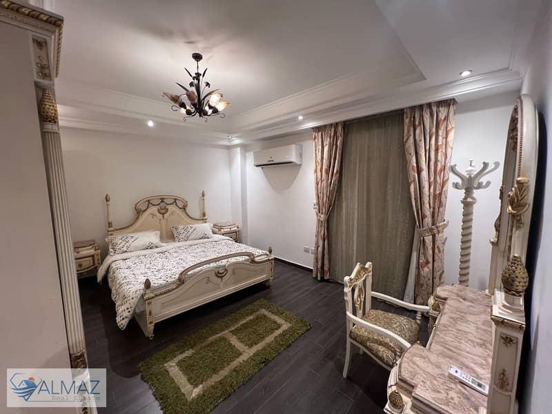 Furnished apartment for rent in Banafseg Buildings in the First Settlement  230 metres 0