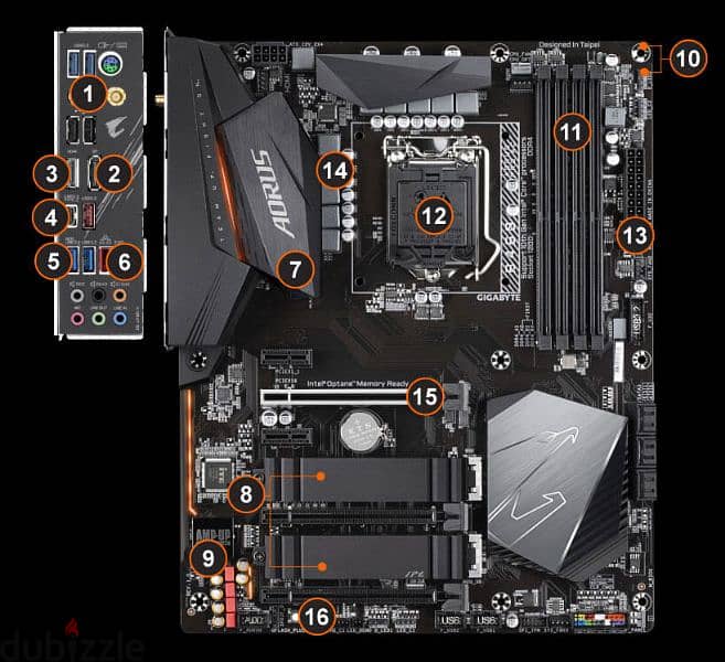 MotherBoard Gigabyte Aours B460 Pro Ac 4