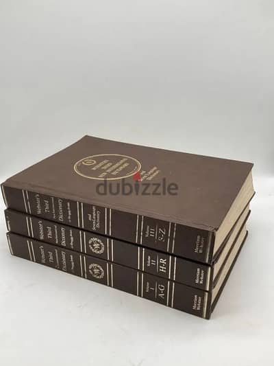 Merriam Webster 3rd international Edn, Unabridged & 7 language diction