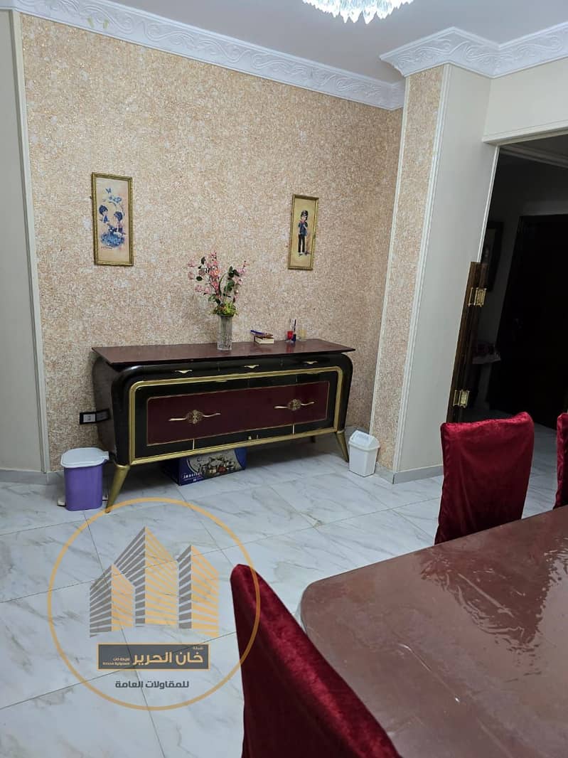 Apartment in the Ninth District, prime location off Abbas El-Akkad Street, 140 sqm, fully finished. 0